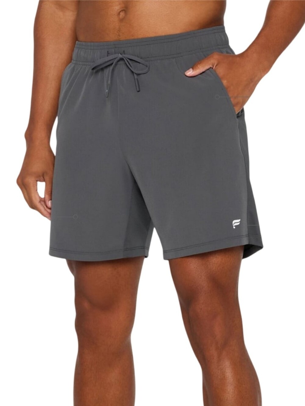 Fabletics Men's The O2 Run/Infinite Shorts Size Medium Onyx